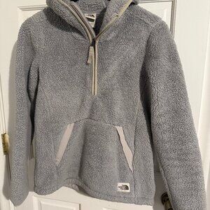 The Northface fleece gray woman size small